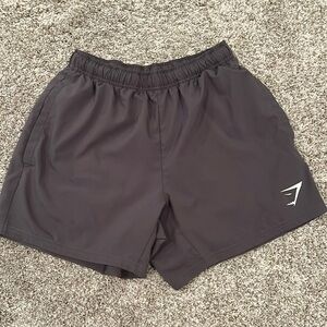 Gymshark olive green arrival 5 inch inseam shorts, size XS, worn couple times